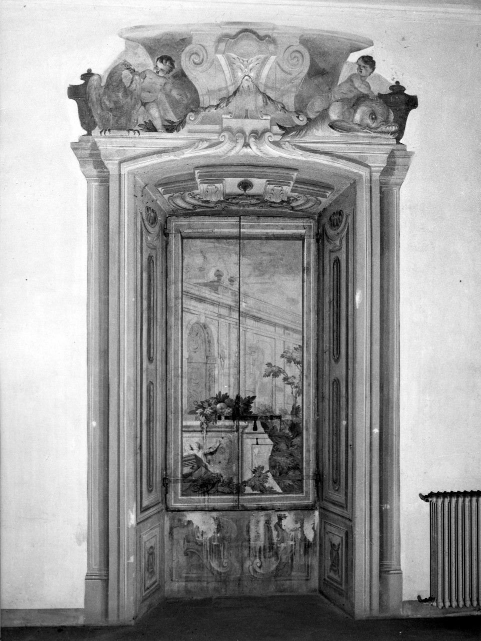 architettura illusionistica (mostra di finestra) di Dandini Pietro (bottega) (sec. XVII)