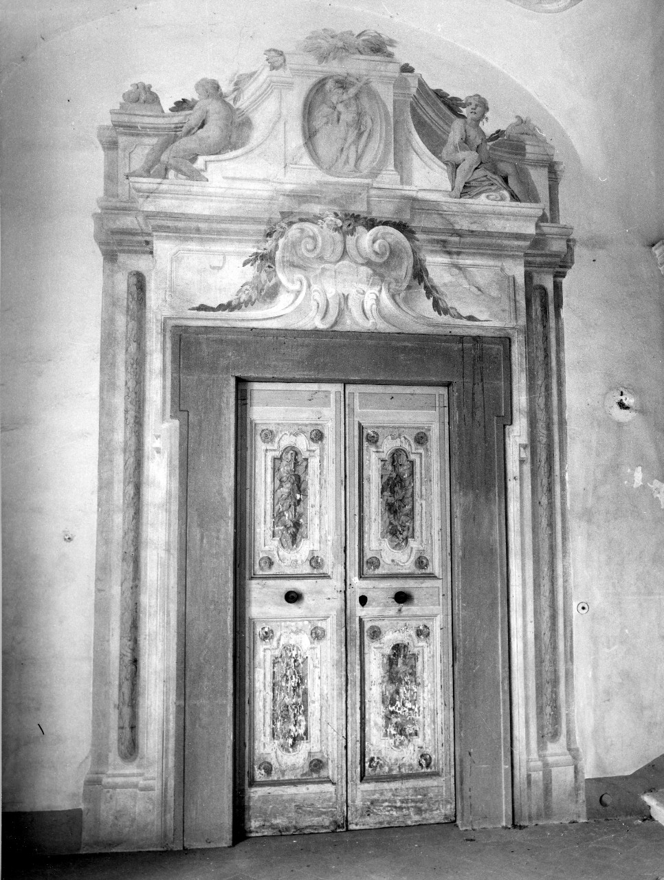 motivi decorativi vegetali (porta - a due battenti) - bottega toscana (fine sec. XVII)