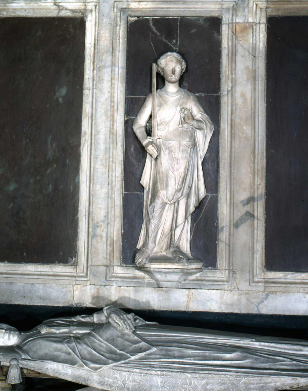 allegoria della Giustizia (statua) di Mino da Fiesole (sec. XV)