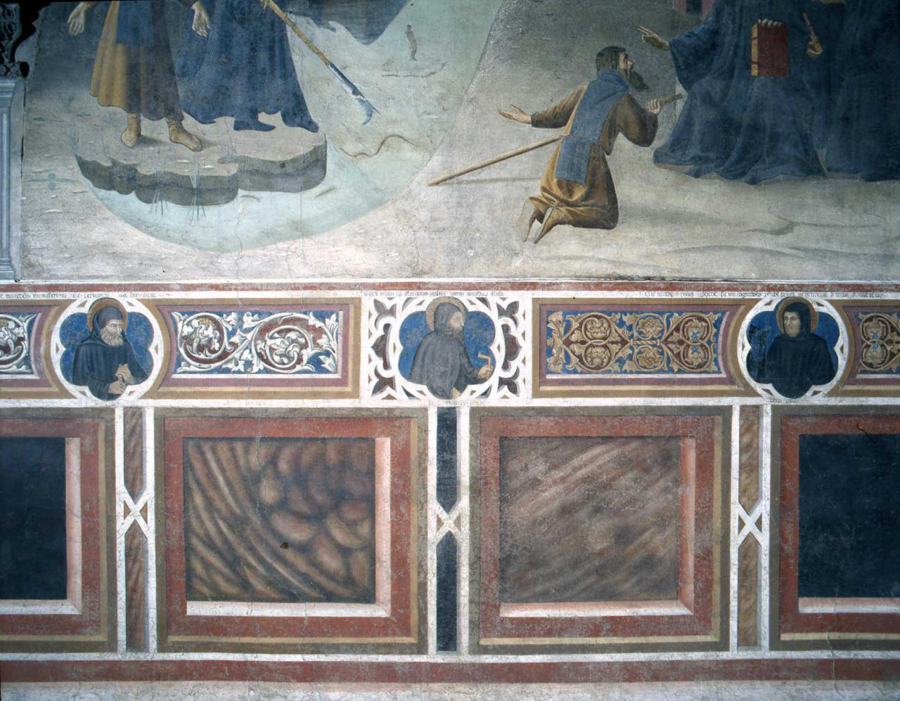 Santo monaco (dipinto) di Maestro del Chiostro degli Aranci (attribuito) (sec. XV)
