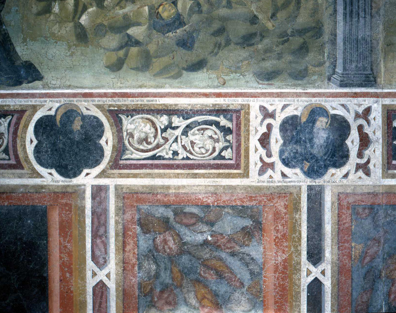 San Mauro abate, Sant'Achille abate (dipinto) di Maestro del Chiostro degli Aranci (attribuito) (sec. XV)