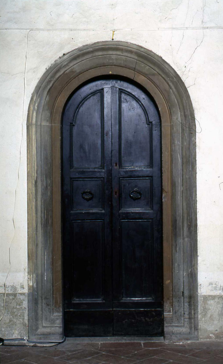 mostra di porta, coppia di Grazini Benedetto detto Benedetto da Rovezzano (scuola) (fine/inizio secc. XV/ XVI)