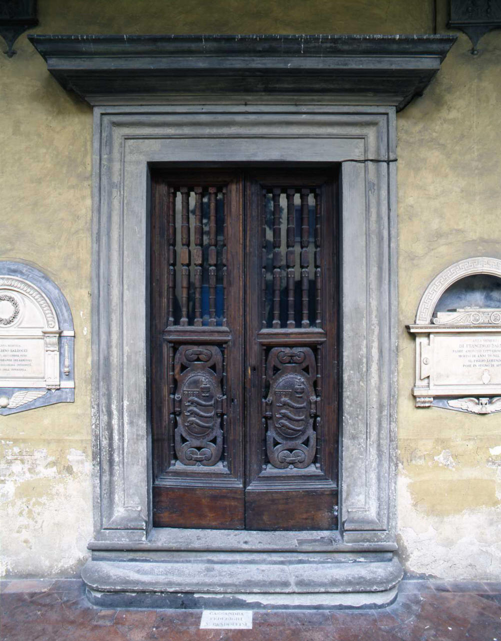 mostra di portale di Grazini Benedetto detto Benedetto da Rovezzano (attribuito) (fine/inizio secc. XV/ XVI)