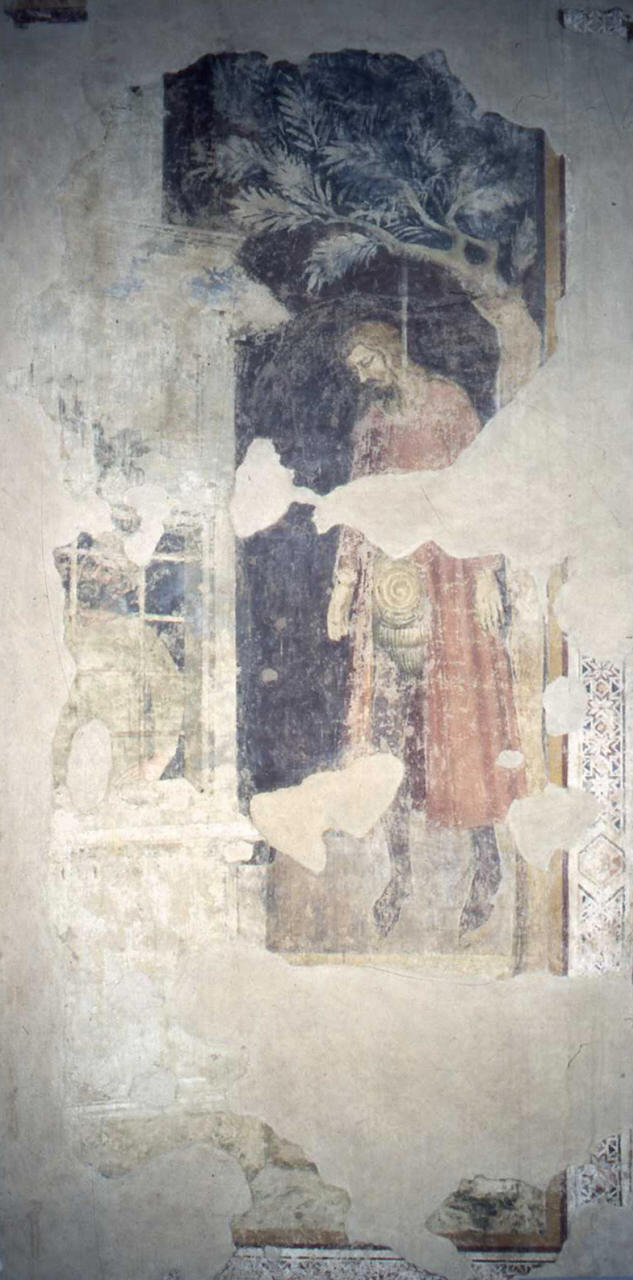 morte di Giuda (dipinto, frammento) di Nardo di Cione (scuola) (terzo quarto sec. XIV)