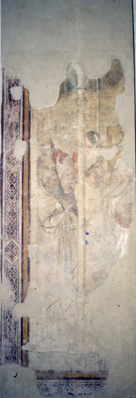 Cristo deriso (dipinto, frammento) di Nardo di Cione (scuola) (terzo quarto sec. XIV)
