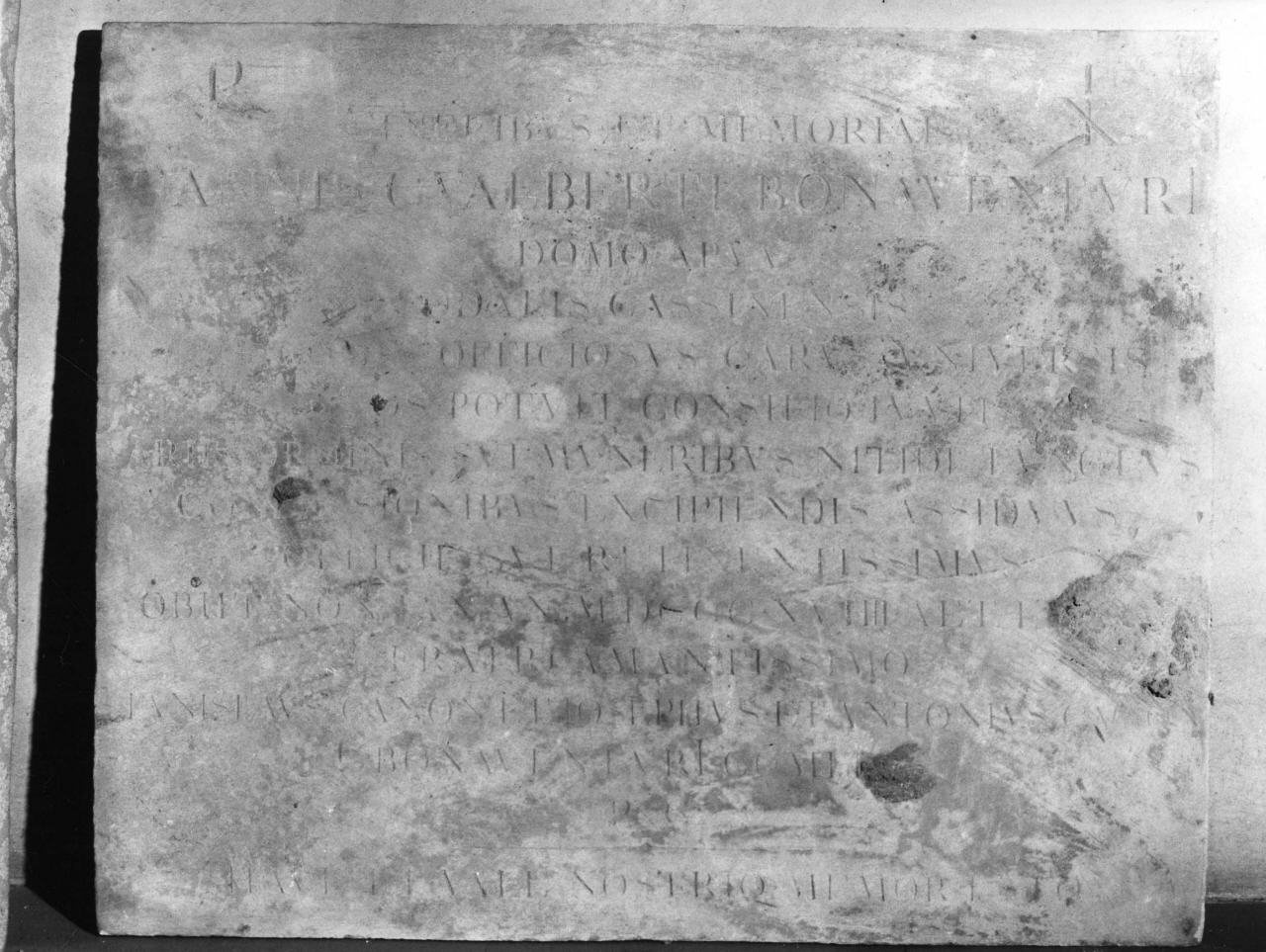 lapide tombale - bottega fiorentina (sec. XIX)