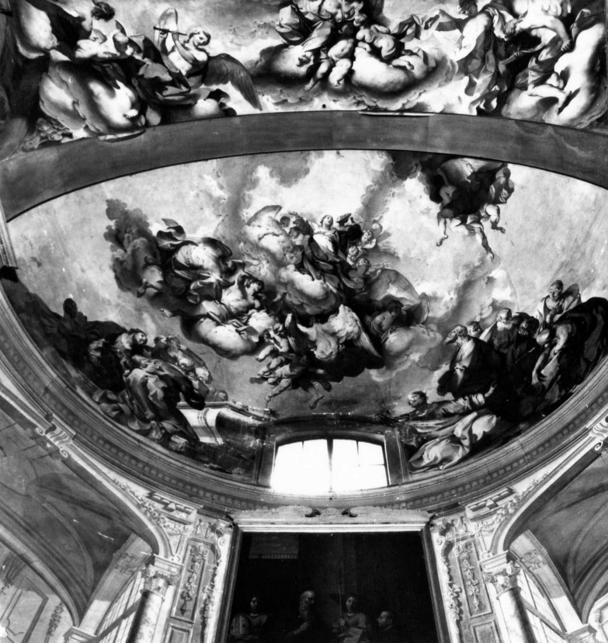 assunzione della Madonna (dipinto) di Ferretti Giovanni Domenico (attribuito) (sec. XVIII)