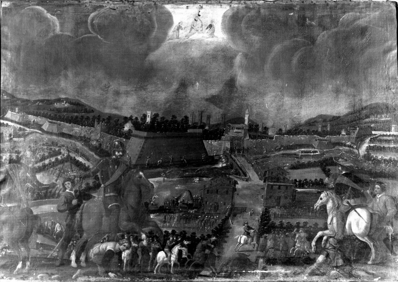 assedio di Pistoia (dipinto) di Gimignani Alessio (secondo quarto sec. XVII)