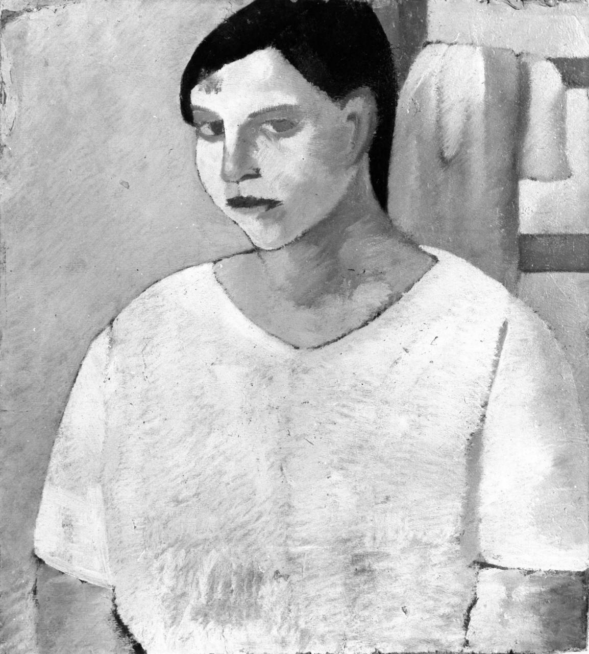 Ritratto di donna, ritratto di donna (scultura) di Cappellini Alfiero (prima metà sec. XX)