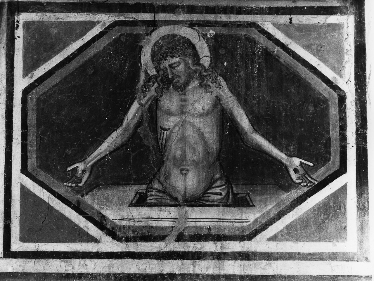 Cristo in pietà (dipinto) di Bicci di Lorenzo (e aiuti) (prima metà sec. XV)