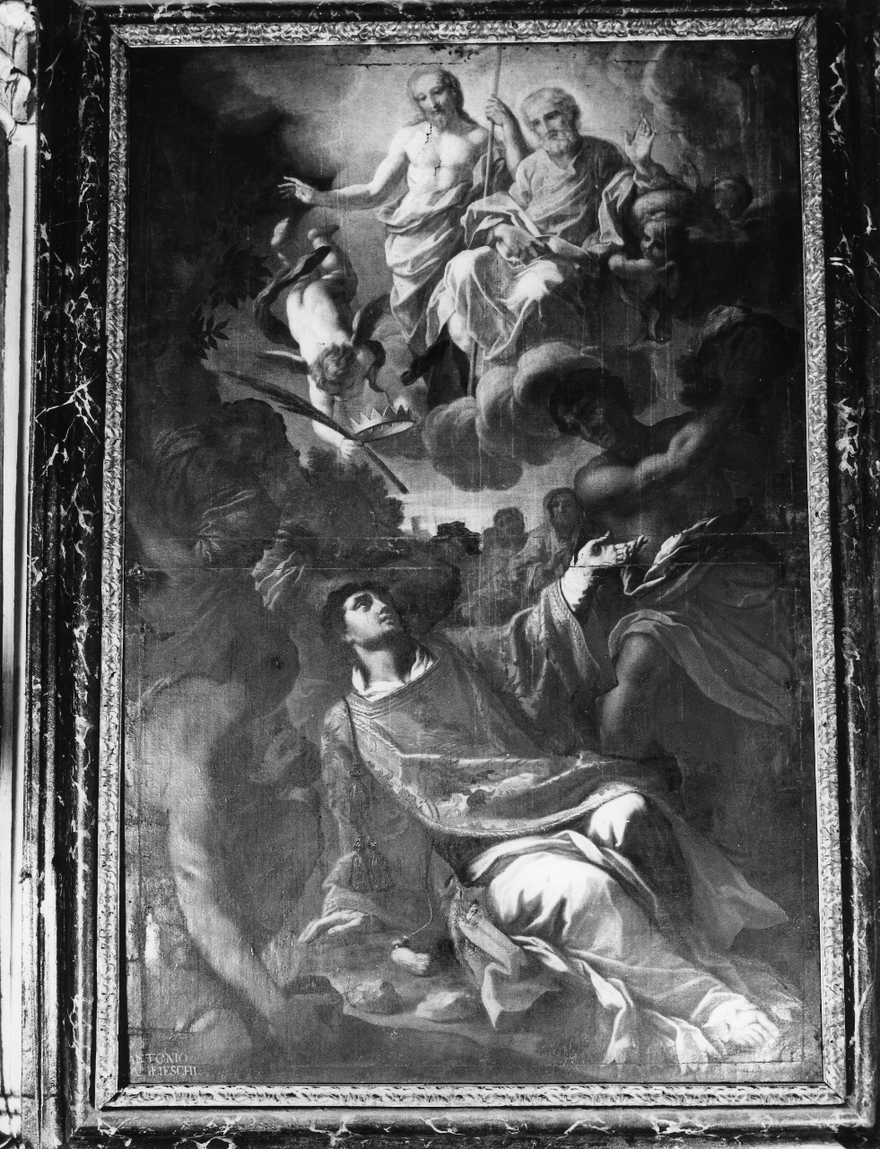 Martirio di Santo Stefano (dipinto) di Puglieschi Antonio (attribuito) (sec. XVII)