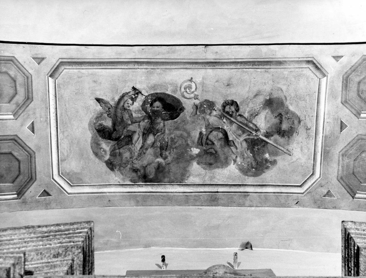 angeli e santi Evangelisti (dipinto, ciclo) di Valiani Bartolomeo (attribuito) (sec. XIX)
