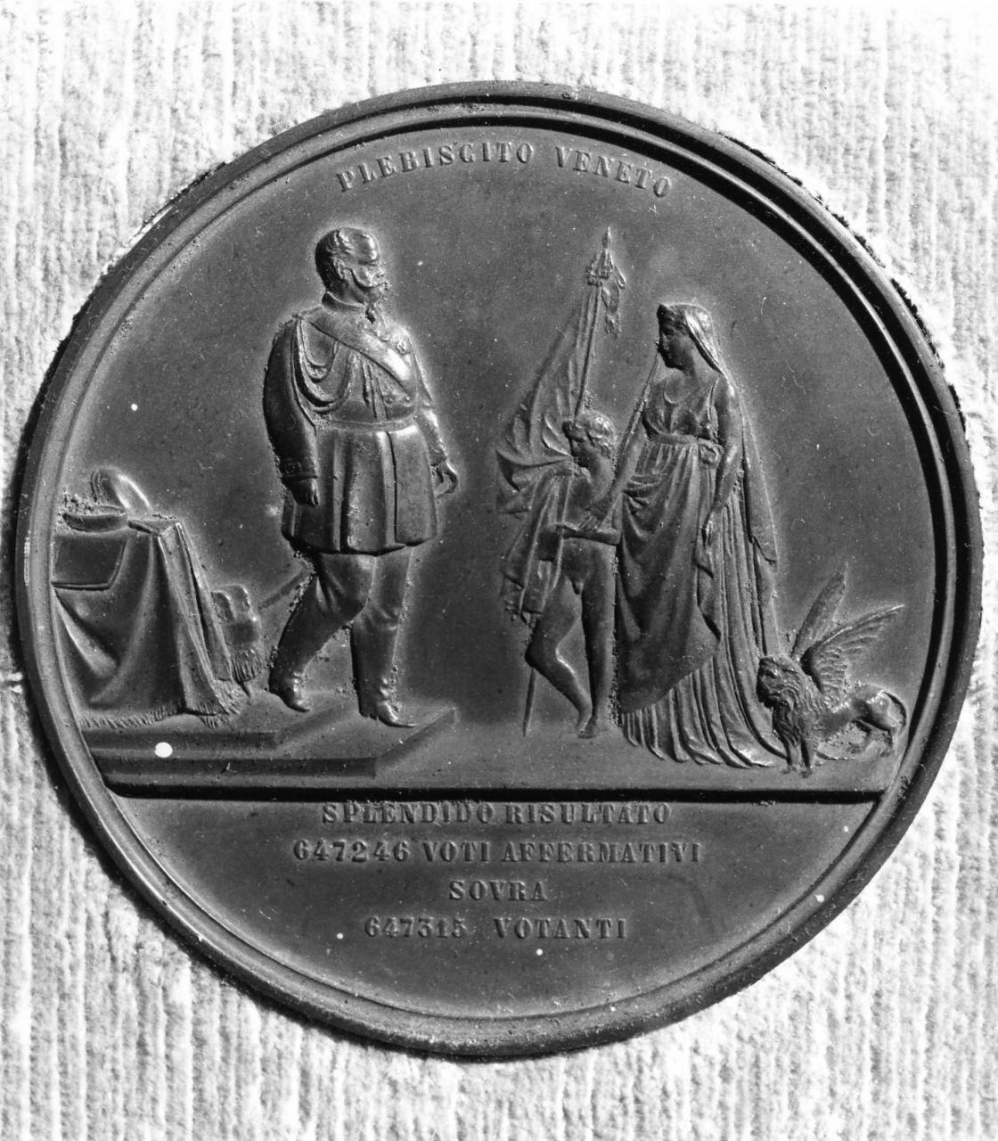medaglia - bottega italiana (sec. XIX)