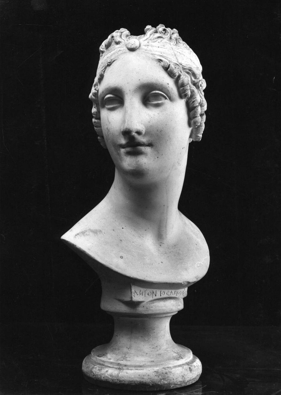 busto femminile (scultura) di Canova Antonio (attribuito) (secondo quarto sec. XIX)