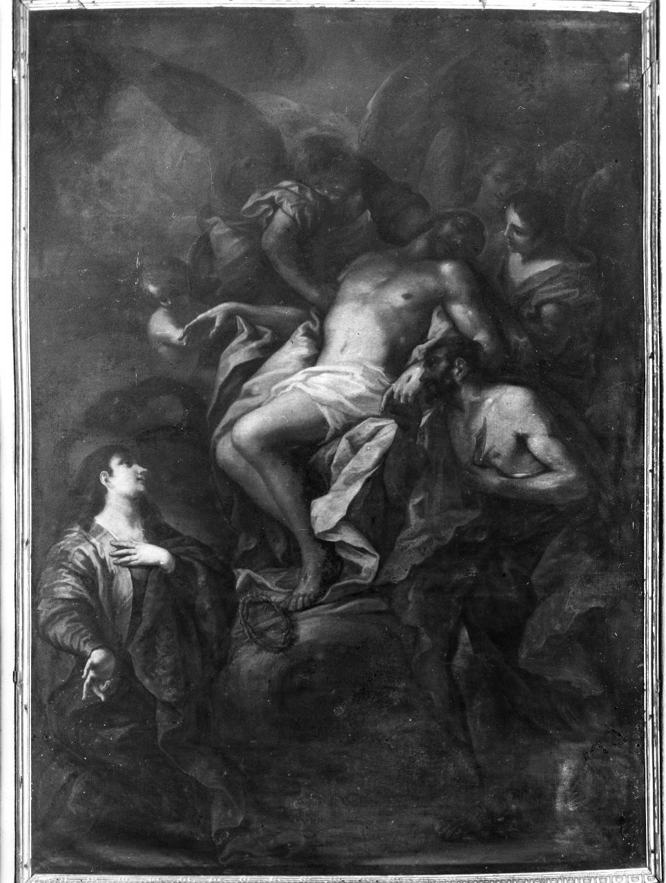 deposizione (dipinto) di Marchesini Pietro detto Ortolanino (attribuito) (sec. XVIII)