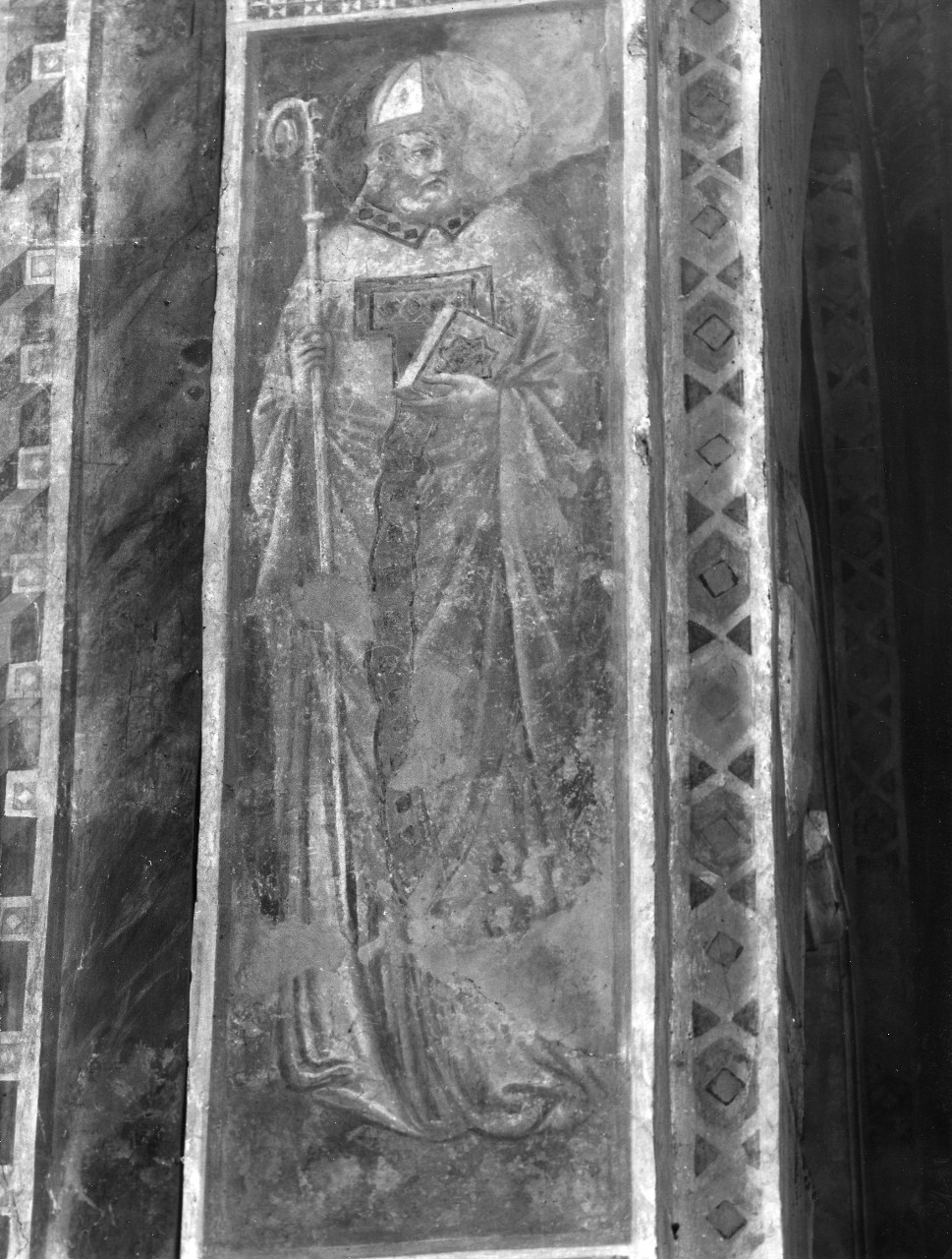 Santo vescovo (dipinto) - ambito toscano (sec. XIV)