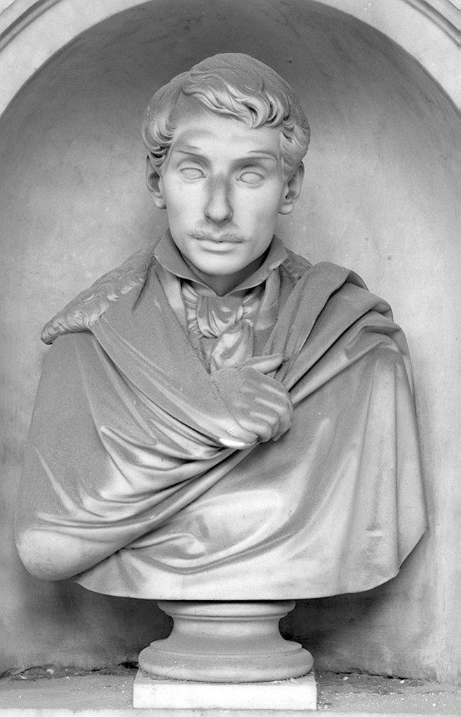ritratto di Enrico Lenzoni (monumento funebre) - produzione toscana (sec. XIX)