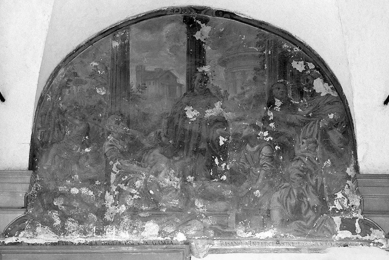 episodio della vita di Sant'Antonio e di San Nicola da Tolentino (dipinto) di Ulivelli Cosimo (e aiuti) (sec. XVII)