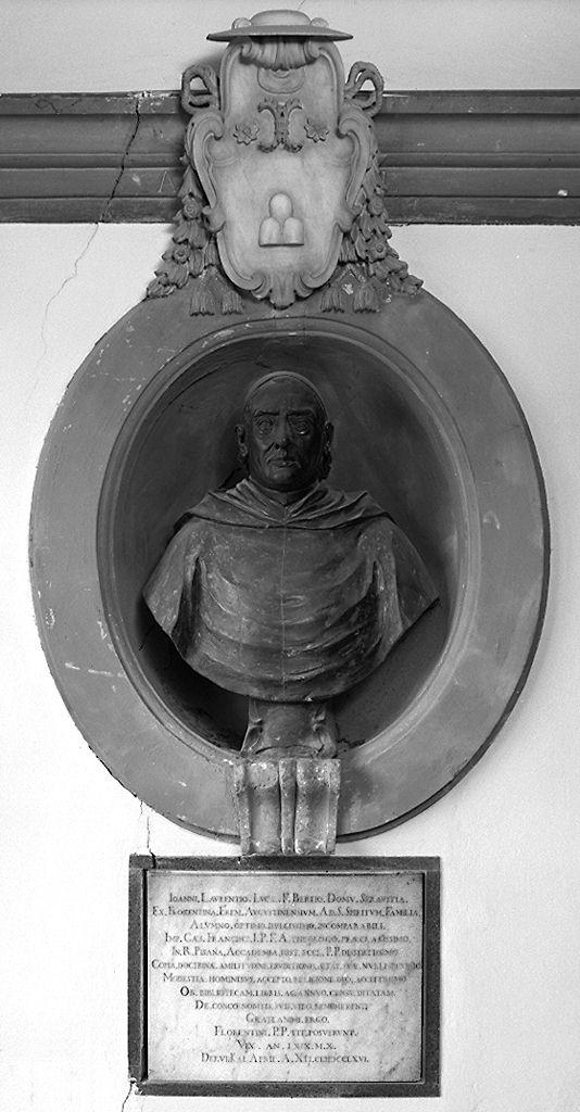 ritratto di Giovanni Berti (cenotafio) - ambito fiorentino (sec. XVIII)