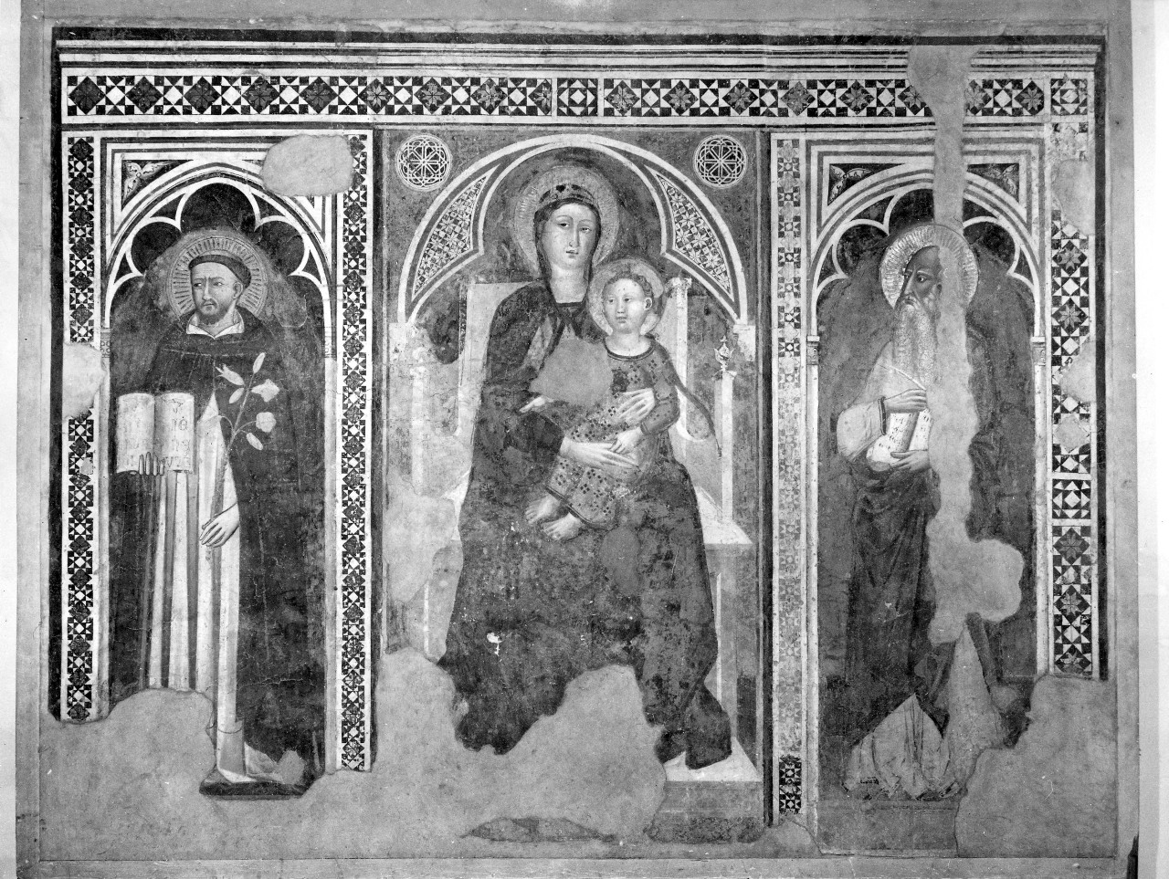 Madonna e santi (dipinto) - ambito bolognese (sec. XIV)