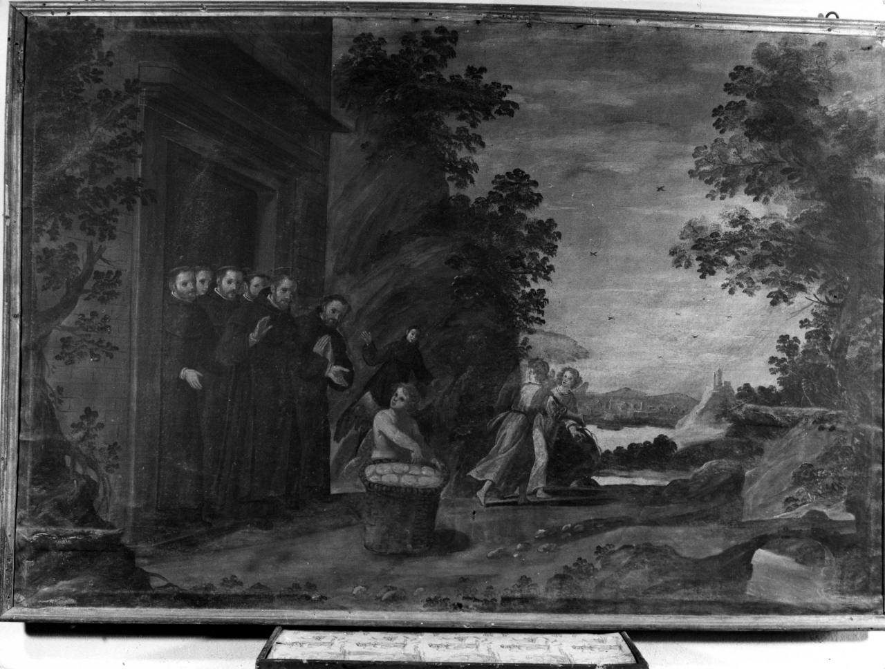 Storie della vita di San Filippo Benizi (dipinto) - ambito pistoiese (prima metà sec. XVII)