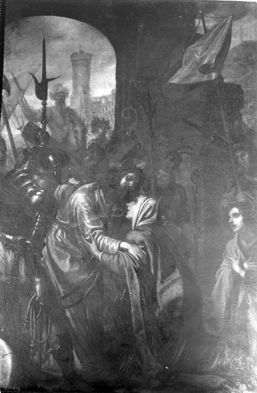 salita di Cristo al monte Calvario (dipinto) di Bilivert Giovanni (inizio sec. XVII)