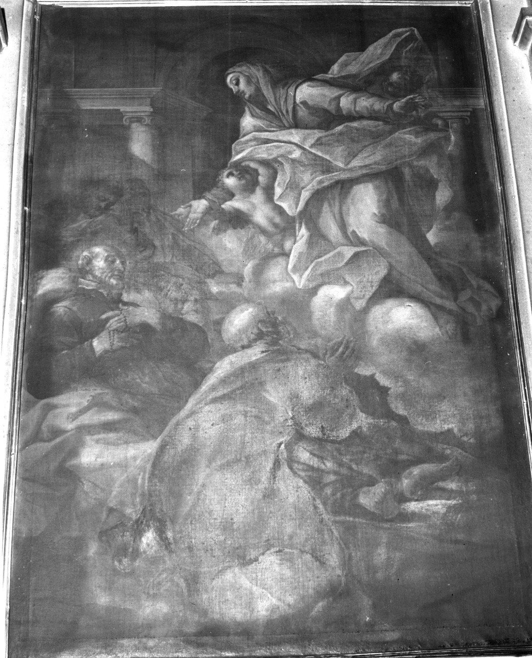 morte di San Filippo Neri (dipinto) di Nasini Giuseppe Nicola (attribuito) (sec. XVIII)