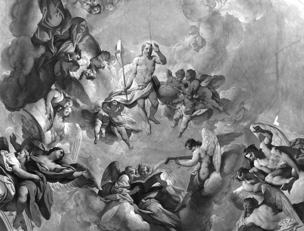 resurrezione di Cristo (dipinto) di Ferretti Giovanni Domenico, Anderlini Pietro (prima metà sec. XVIII)