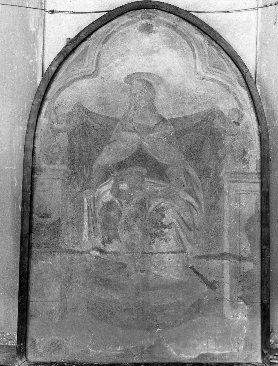 Madonna con Bambino e angeli (dipinto) - ambito toscano (sec. XVI)