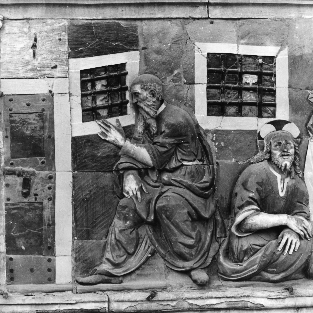 visitare i carcerati (rilievo) di Buglioni Santi (sec. XVI)