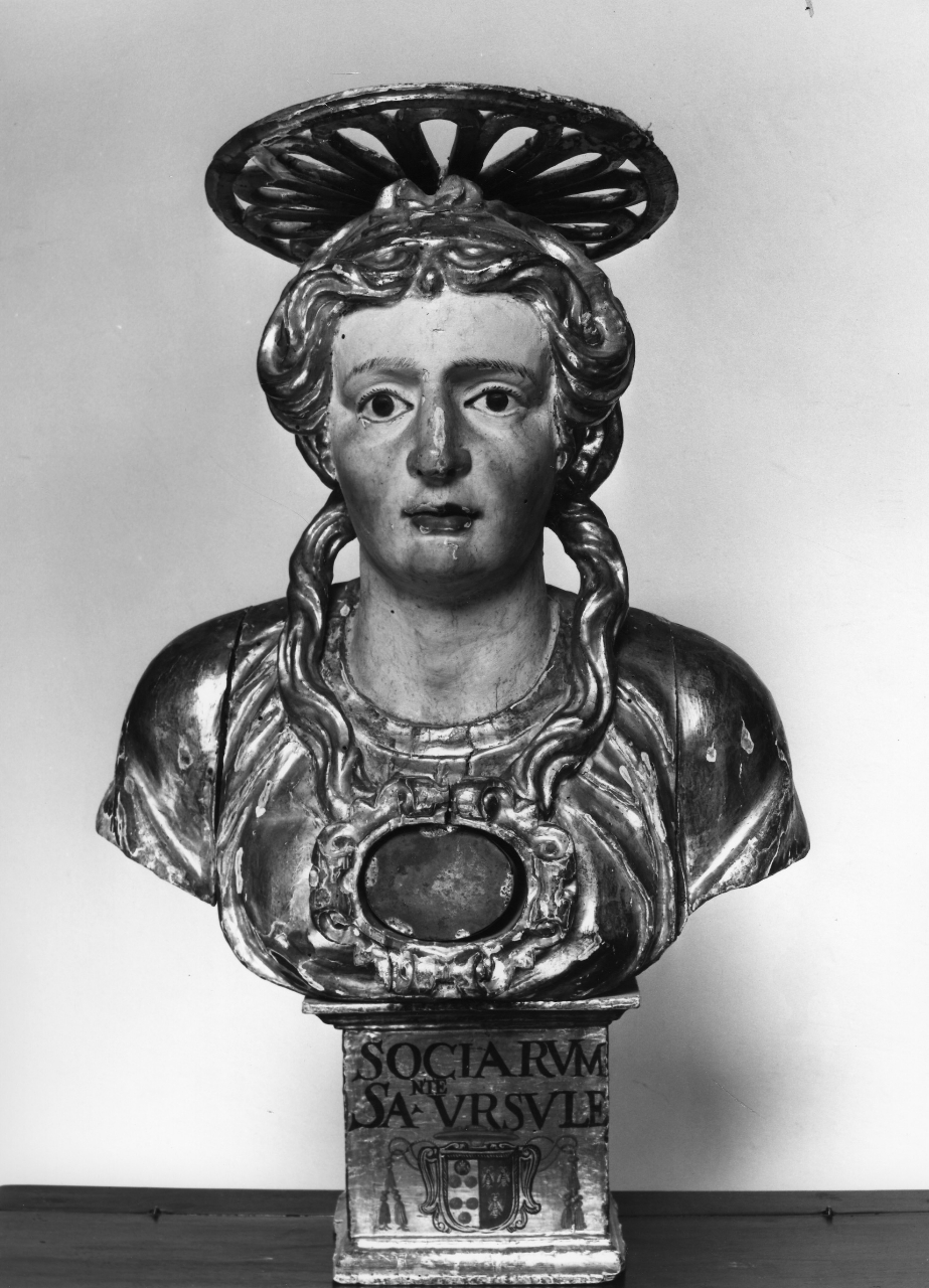 reliquiario - a busto - bottega toscana (sec. XVII)