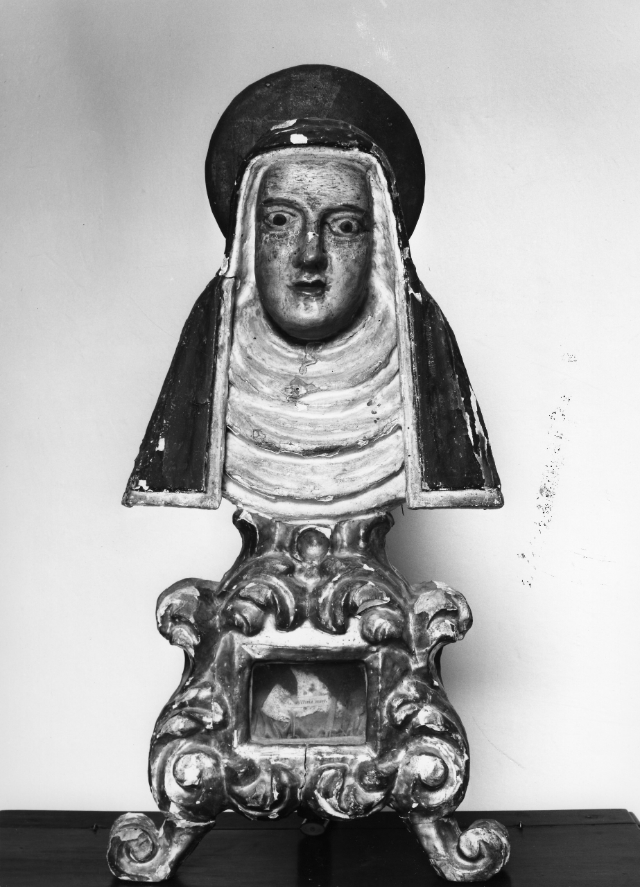 reliquiario - a busto - bottega toscana (sec. XVIII)