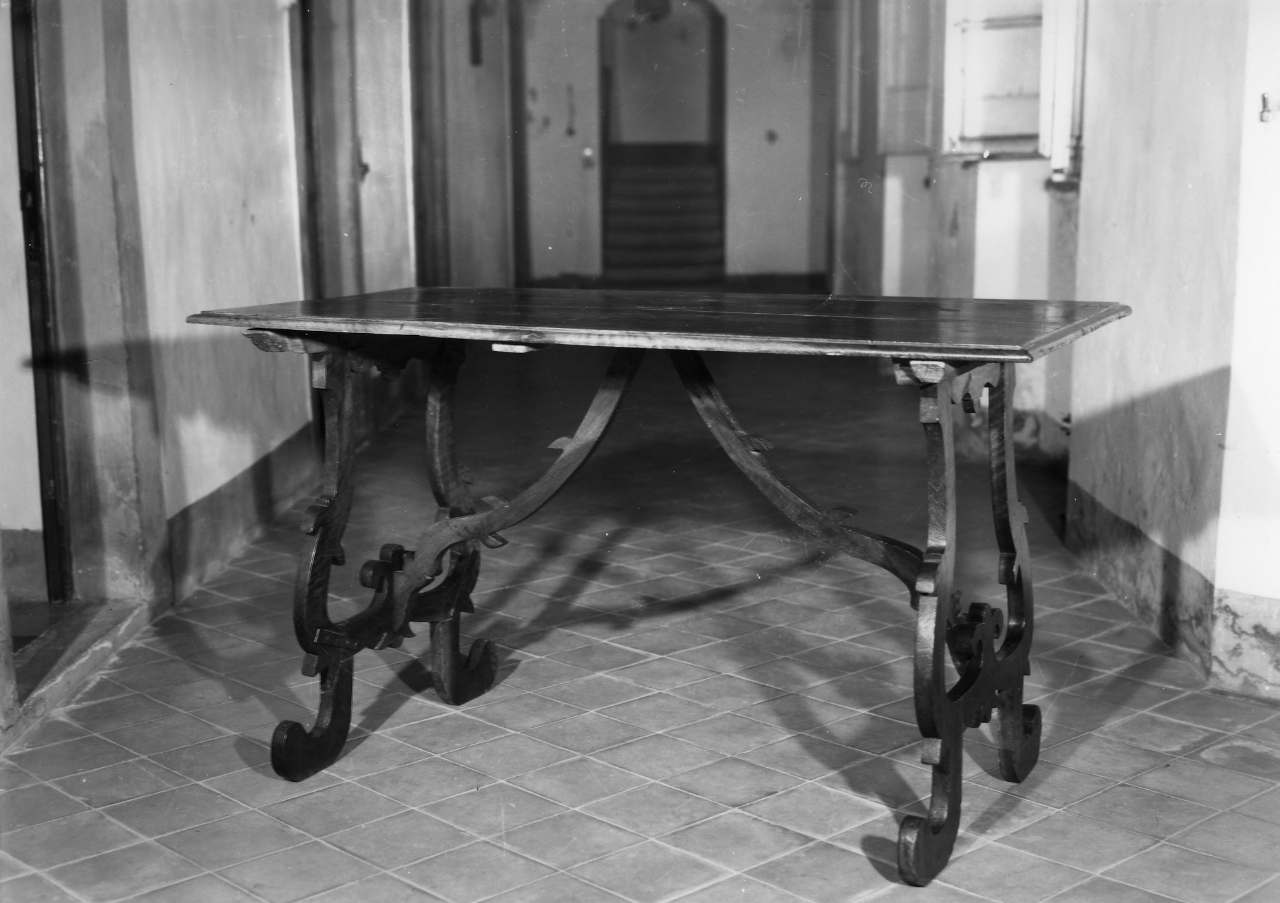 tavolo - a lira - bottega toscana (sec. XVIII)