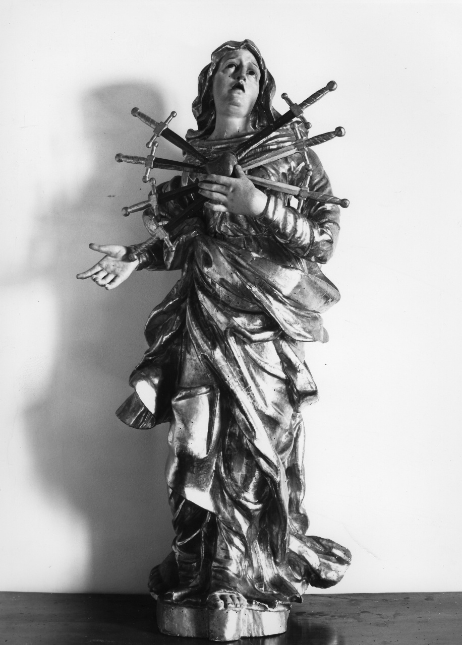 Madonna dei sette dolori (scultura) - ambito toscano (sec. XVIII)