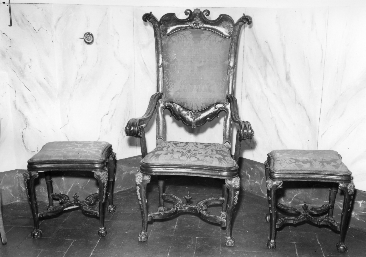 poltrona del celebrante - bottega toscana (prima metà sec. XVIII)