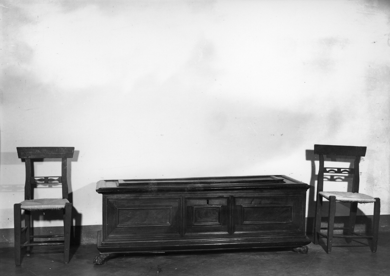 cassapanca - bottega toscana (sec. XVII)