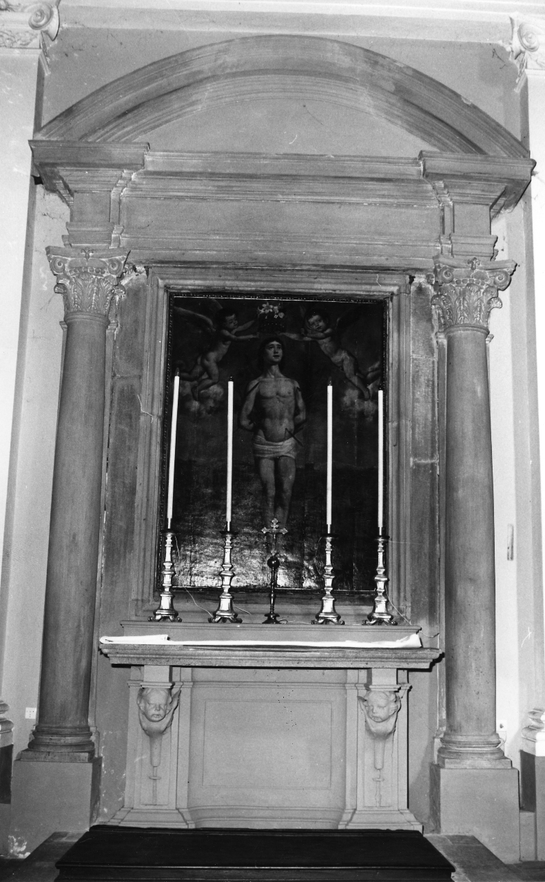 altare - a blocco, serie - bottega toscana (secondo quarto sec. XVII, sec. XX)