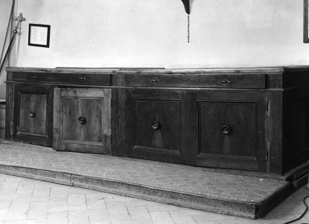 paratoio - bottega toscana (fine/inizio secc. XVIII/ XIX)