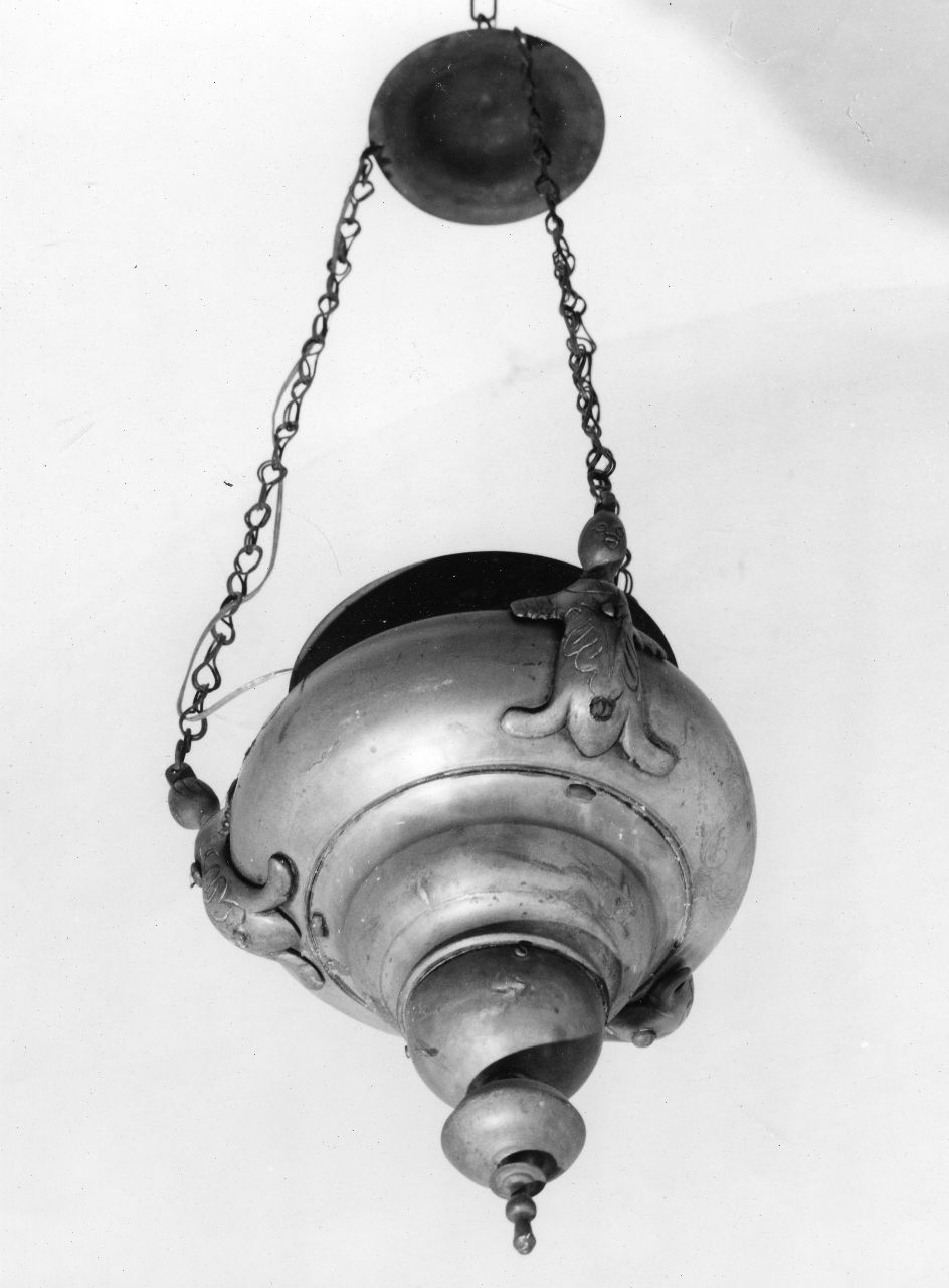 lampada pensile - bottega fiorentina (prima metà sec. XIX)