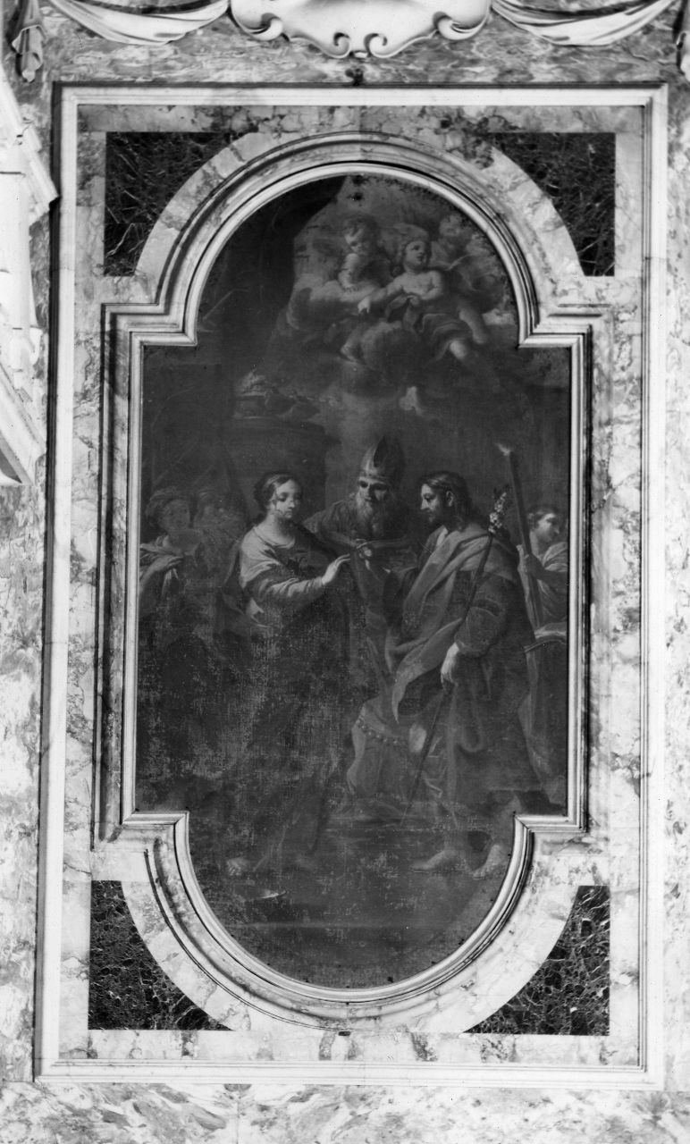 Sposalizio di Maria Vergine (dipinto) di Meucci Vincenzo (attribuito) (ultimo quarto sec. XVIII)