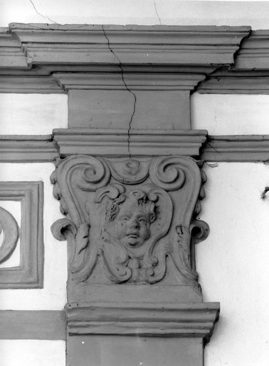 capitello di lesena, serie - bottega toscana (prima metà sec. XVII)