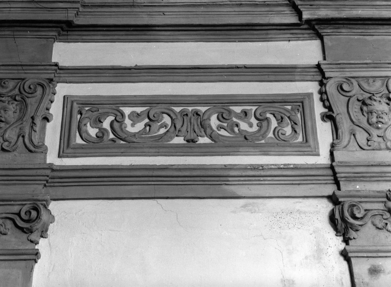 motivi decorativi vegetali (rilievo) - bottega toscana (prima metà sec. XVII)