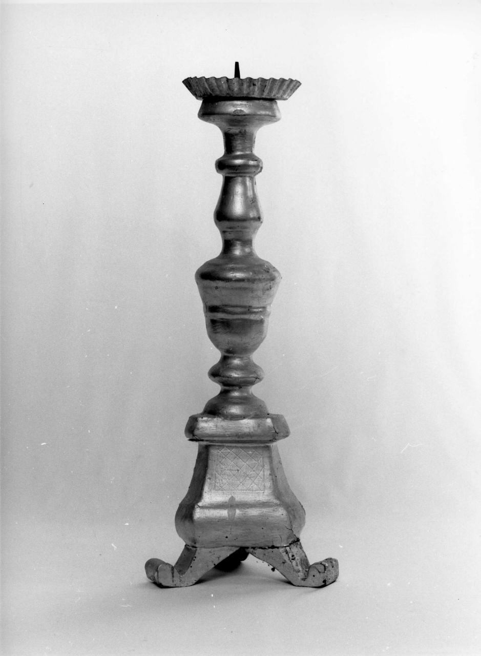 candeliere - bottega toscana (terzo quarto sec. XVIII)