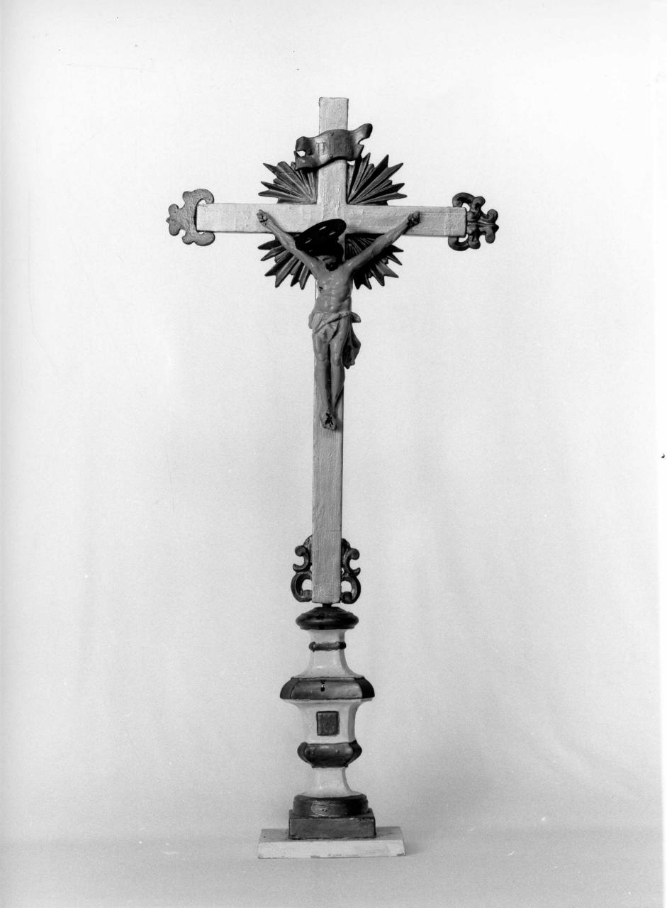 Cristo crocifisso (croce d'altare) - bottega toscana (terzo quarto sec. XVIII)