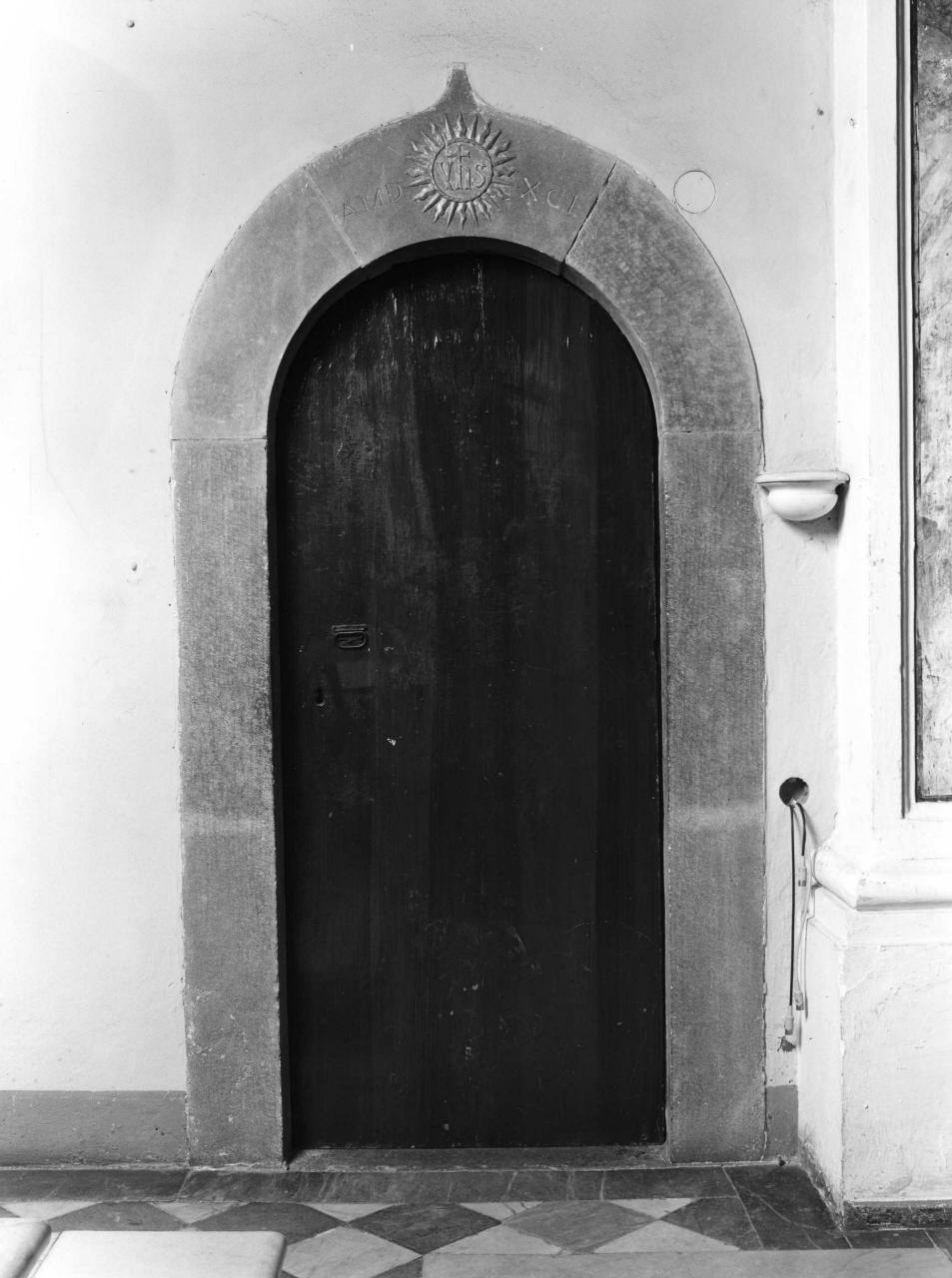 mostra di porta, serie - bottega toscana (sec. XVI)