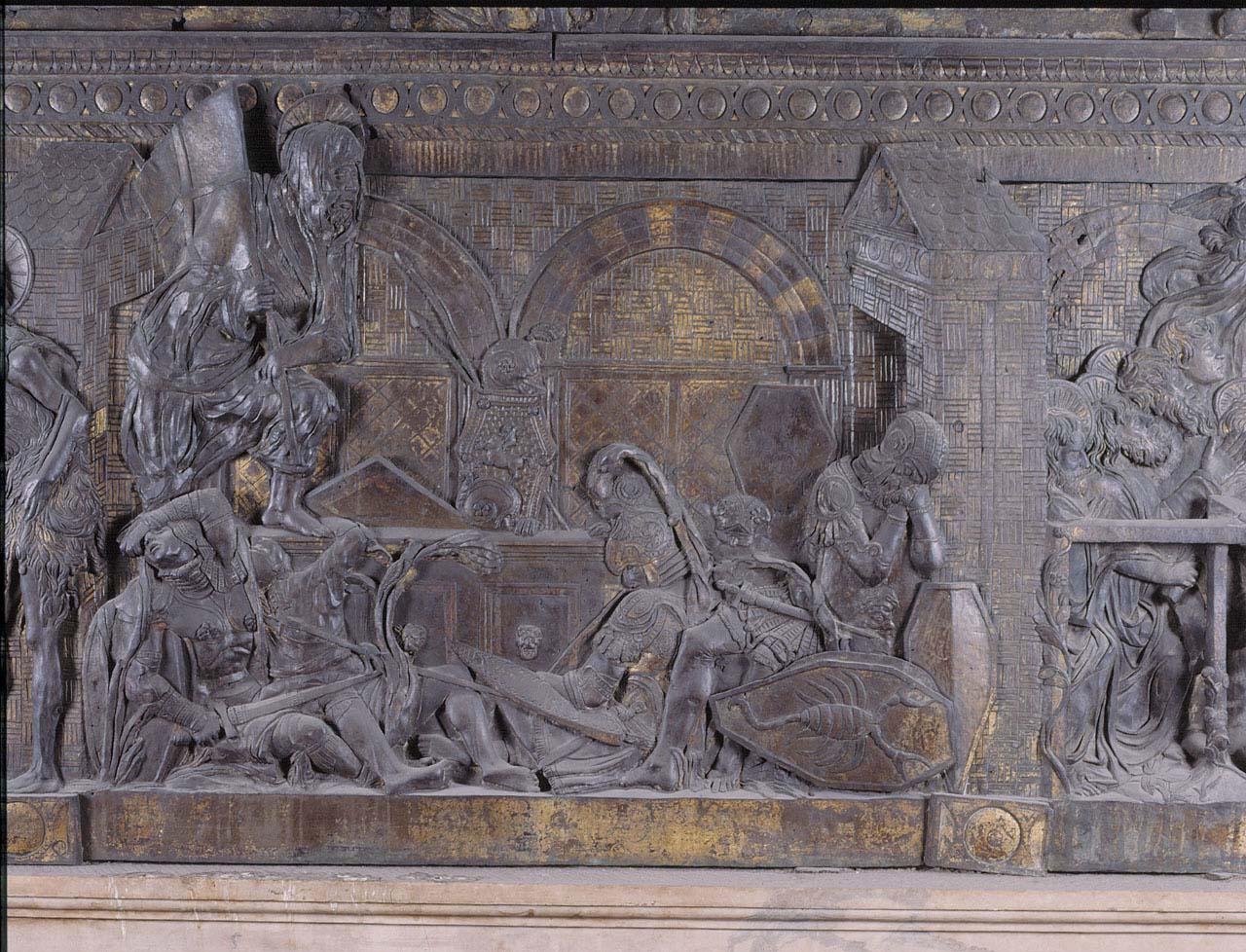 resurrezione di Cristo (formella) di Bardi Donato detto Donatello, Bellano Bartolomeo, Bertoldo di Giovanni (sec. XV)