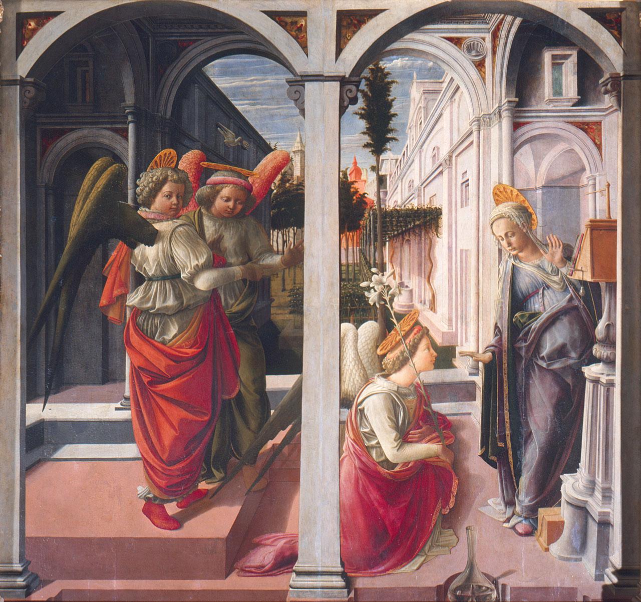 Annunciazione (dipinto) di Lippi Filippo (sec. XV)