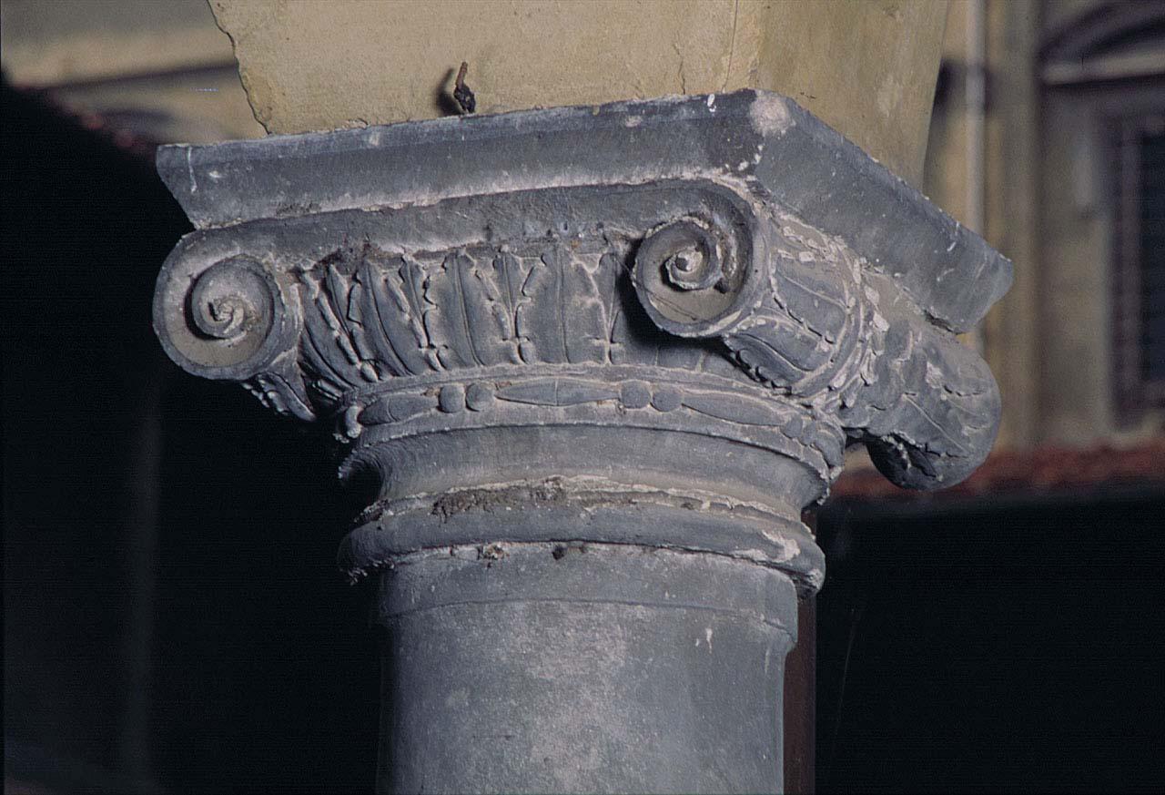 capitello ionico di Manetti Ciaccheri Antonio (sec. XV)