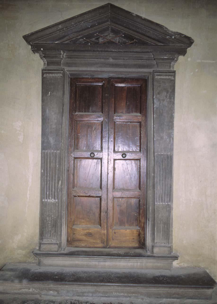 mostra di porta di Buonarroti Michelangelo (sec. XV)