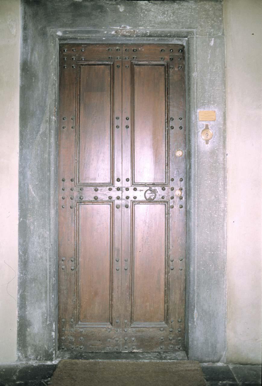 mostra di porta, serie di Manetti Ciaccheri Antonio (sec. XV)